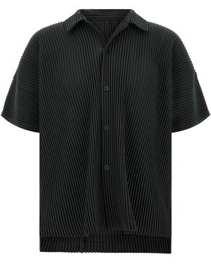 Homme Plissé Issey Miyake 'monthly Colors: August' Shirt - Black