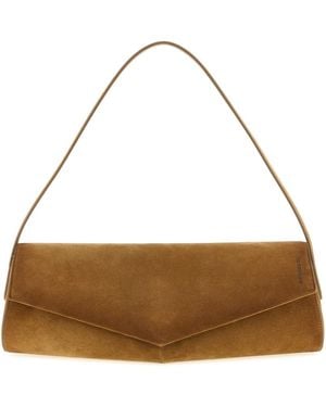 Jil Sander Umhängetasche "Kante" - Braun
