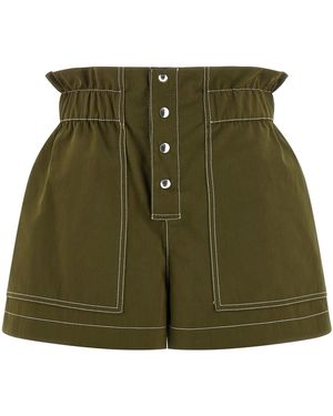 Marni Gabardine Shorts - Green