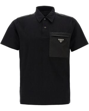 Prada Pocket Polo Shirt - Black
