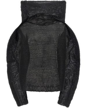 Issey Miyake 'panini' Top - Black