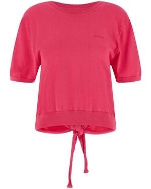 Ganni Bare Back Jumper - Pink