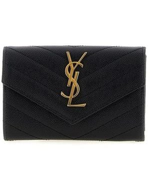 Saint Laurent 'envelope' Small Wallet - Black