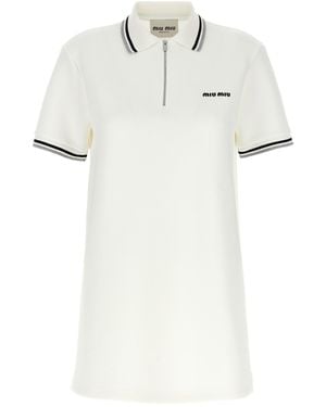 Miu Miu Polo Dress - White