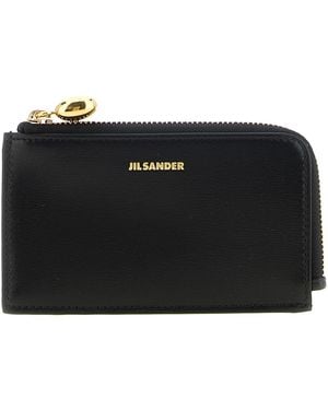 Jil Sander 'Goji' Small Coin Purse - Black