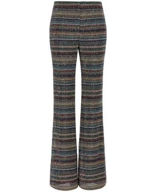 Missoni Pantalone Motivo Greca Tramato - Grigio