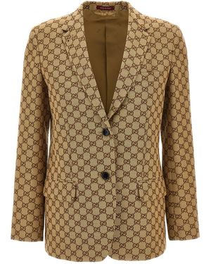 Gucci 'Gg' Blazer - Multicolour