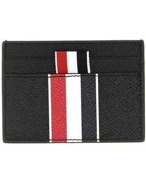 Thom Browne Rwb Card Holder - Black