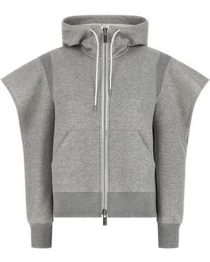 Sacai 'sponge' Hoodie - Grey