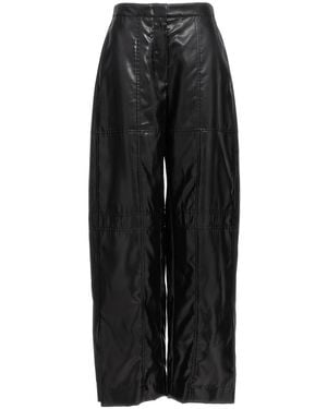 Jil Sander Coated Trousers - Black