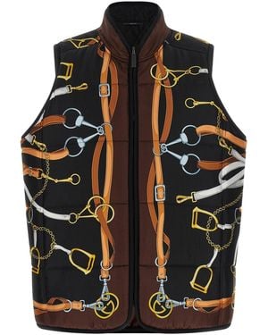 Gucci Reversible Silk Twill Vest - Black