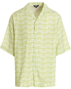 Gcds 'waved Logo' Shirt - Yellow