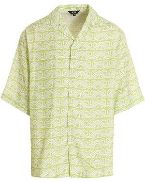 Gcds 'waved Logo' Shirt - Yellow