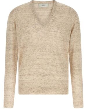 Rivvia Projects Pullover Aus Leinen Und Seide - Natur