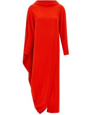 Balenciaga 'Drappeggiato' Dress - Red