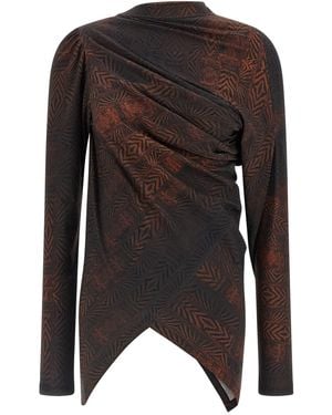 Kiko Kostadinov 'simpson' Top - Black