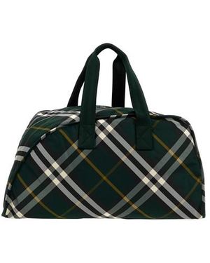 Burberry Borsone Da Viaggio 'Shield' Grande - Nero
