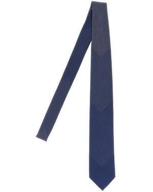 Brioni Cravatta Jacquard - Blu