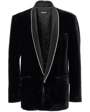 DSquared² 'velvet Sexy Palm Beach' Blazer - Black