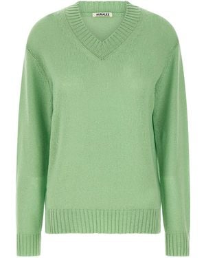 AURALEE Cashmere Jumper - Green
