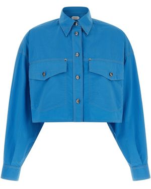 Versace Hemd Mit Knopf 'Medusa' - Blau