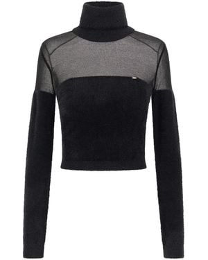 Elisabetta Franchi Polyamide Cardigan - Black