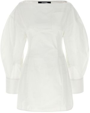 Jacquemus 'la Robe Chemise Casaco' Dress - White