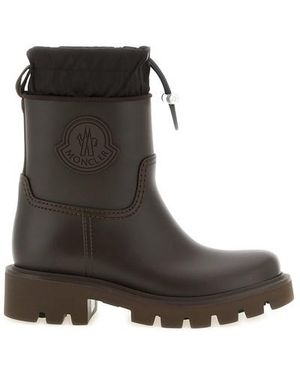 Moncler Stivale Da Pioggia 'Kickstream High' - Marrone
