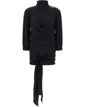 The Attico Sash Top - Black
