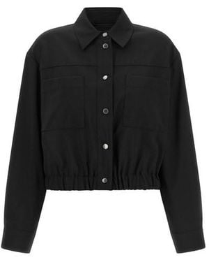 Weekend by Maxmara Giacca Con Elastico 'Wkddecano' - Nero