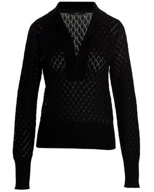 SAPIO Polo in maglia - Nero