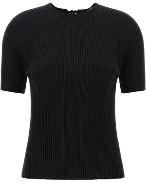 Tory Burch Pullover Mit Verschluss Hinten - Schwarz