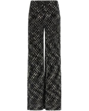 Missoni Flamed Lace Trousers - Black