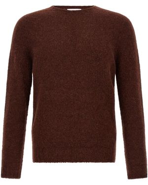 Oliver Lattughi Crew-neck Jumper - Brown