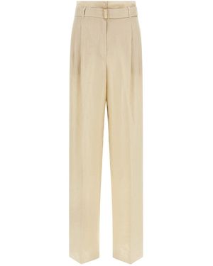 Max Mara 'mstmateria' Trousers - Natural