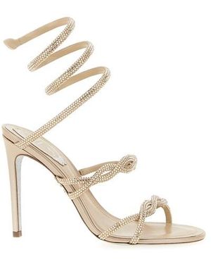 Rene Caovilla Sandalo 'Braid Cleo' - Metallizzato