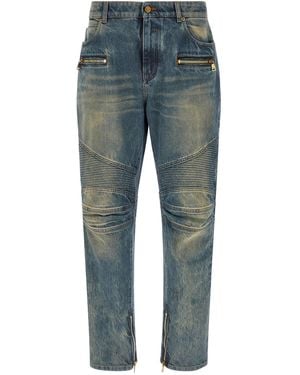 Balmain Biker Jeans - Blue