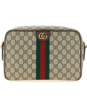 Gucci 'ophidia' Crossbody Bag - Grey