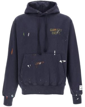 GALLERY DEPT. 'gd Paint Logo' Hoodie - Blue
