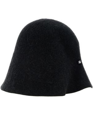 Jacquemus Merinowoll-Cloche-Hut - Schwarz