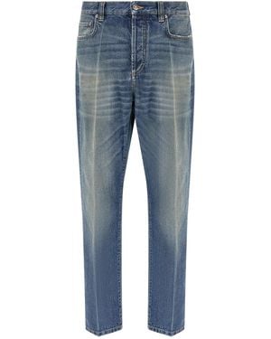 Versace Distressed Jeans - Blue