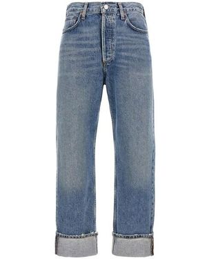 Agolde Jeans 'Fran' - Blu