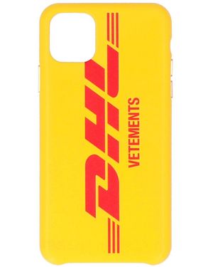Vetements Dhl Kollab. I-Phone 11 Pro Max Handyhülle - Gelb