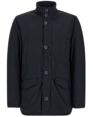 Herno Giacca Collo Alto - Nero