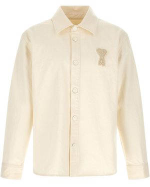 Ami Paris 'ami De Coeur' Overshirt - Natural
