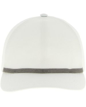 Brunello Cucinelli 'baseball' Hat - White