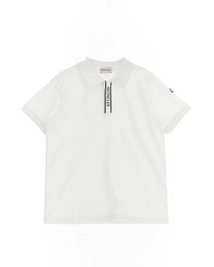 Moncler Logo Polo Shirt - White