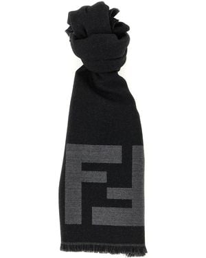 Fendi Ff Makro-Schal - Schwarz
