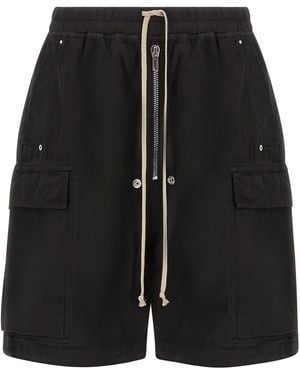 Rick Owens 'cargobela' Bermuda Shorts - Black