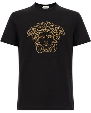 Versace 'medusa' T-shirt - Black